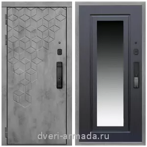 Правые входные двери, Дверь входная Армада Квадро МДФ 16 мм Kaadas K9 / МДФ 16 мм ФЛЗ-120 Венге