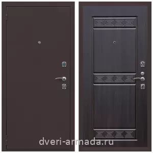 Входные двери лофт, Дверь входная Армада Комфорт Антик медь / МДФ 10 мм ФЛ-242 Эковенге