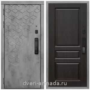 Входные металлические двери в Московской области, Дверь входная Армада Квадро МДФ 16 мм Kaadas K9 / МДФ 16 мм ФЛ-243 Венге