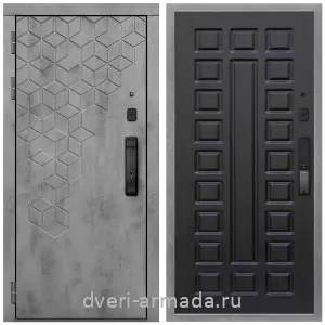 Входные двери с двумя петлями, Дверь входная Армада Квадро МДФ 16 мм Kaadas K9 / МДФ 16 мм ФЛ-183 Венге