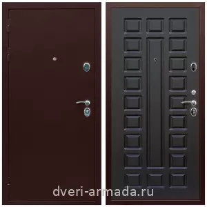 Одностворчатые входные двери, Дверь входная Армада Люкс Антик медь / МДФ 16 мм ФЛ-183 Венге