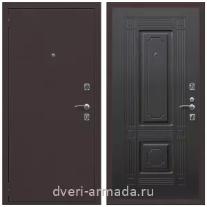 Входные двери лофт, Дверь входная Армада Комфорт Антик медь / МДФ 16 мм ФЛ-2 Венге