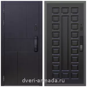 Современные входные двери, Умная входная смарт-дверь Армада Оникс МДФ 10 мм Kaadas K9 / МДФ 16 мм ФЛ-183 Венге