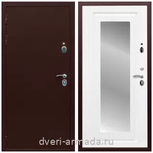 Входные двери Йошкар-Ола, Дверь входная Армада Люкс Антик медь / МДФ 16 мм ФЛЗ-120 Ясень белый для частного дома от изготовителя