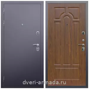 Красивые входные двери, Дверь входная в квартиру Армада Люкс Антик серебро / МДФ 6 мм ФЛ-58 Морёная береза с шумоизоляцией эконом с МДФ панелями