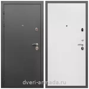 Офисные, Дверь входная Армада Гарант / МДФ 10 мм Гладкая Белый матовый