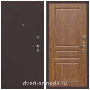 Входные двери лофт, Дверь входная Армада Комфорт Антик медь / МДФ 16 мм ФЛ-243 Морёная береза