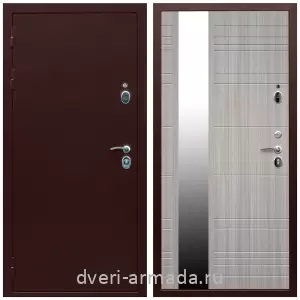 Красивые входные двери, Дверь входная Армада Люкс Антик медь / МДФ 16 мм ФЛЗ-Сити Сандал белый с хорошей шумоизоляцией