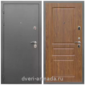 4 контура, Дверь входная Армада Оптима Антик серебро / МДФ 16 мм ФЛ-243 Морёная береза