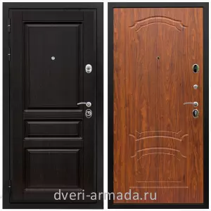 Двери МДФ для квартиры, Дверь входная Армада Премиум-Н МДФ 16 мм ФЛ-243 Венге / МДФ 6 мм ФЛ-140 Мореная береза