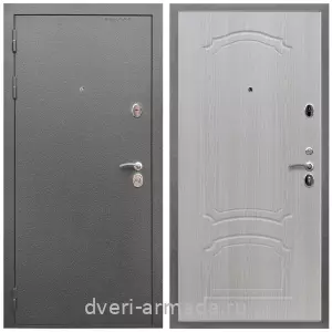 Красивые входные двери, Дверь входная Армада Оптима Антик серебро / МДФ 6 мм ФЛ-140 Дуб белёный
