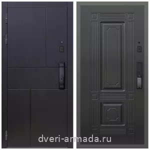 Современные входные двери, Умная входная смарт-дверь Армада Оникс МДФ 10 мм Kaadas K9 / МДФ 16 мм ФЛ-2 Венге