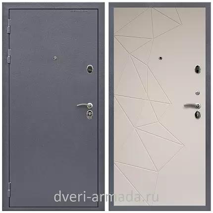 Дверь входная Армада Престиж Антик серебро / ФЛ-139 Какао нубук софт